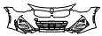 Bumper Kit pattern for the 2022 BMW 2 Series