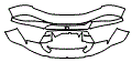 Rear Bumper Kit pattern for the 2024 Bugatti Chiron