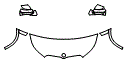 Hood, Fender and Mirror Kit pattern for the 2027 BMW X1
