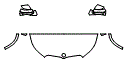 Hood, Fender and Mirror Kit pattern for the 2027 BMW X1