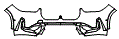 Bumper Kit pattern for the 2027 BMW X1