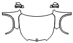 Full Hood, Fender and Mirror Kit pattern for the 2027 BMW X1