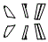D-Pillar, C-Pillar and B-Pillar Kit pattern for the 2027 BMW X1