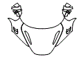 Full Hood, Fender and Mirror Kit pattern for the 2027 McLaren 750S