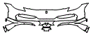 Bumper Kit pattern for the 2026 Ferrari 296 GTS