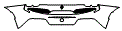 Rear Bumper Kit pattern for the 2026 Ferrari 296 GTS