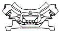 Bumper Kit pattern for the 2026 BMW 7 Series