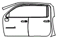 Door and A-Pillar Kit pattern for the 2026 Chevrolet Silverado HD