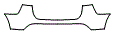 Rear Bumper Kit pattern for the 2020 Tesla Model Y