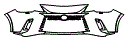 Bumper Kit pattern for the 2026 Lexus RX