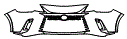 Bumper Kit pattern for the 2026 Lexus RX