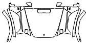 Full Hood, Fender and Mirror Kit pattern for the 2024 Mercedes Benz G-Class SUV