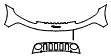 Rear Bumper Kit pattern for the 2023 Porsche 911 (992.1)