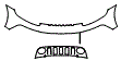 Rear Bumper Kit pattern for the 2023 Porsche 911 (992.1)