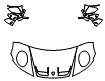 Hood, Fender and Mirror Kit pattern for the 2023 Porsche 911 (992.1)