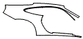 Rear Fender Kit pattern for the 2023 Porsche 911 (992.1)