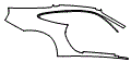 Rear Fender Kit pattern for the 2023 Porsche 911 (992.1)