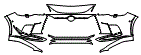 Bumper Kit pattern for the 2026 Lexus RX