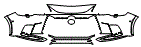 Bumper Kit pattern for the 2026 Lexus RX