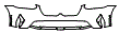 Bumper Kit pattern for the 2025 BMW X4