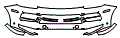 Bumper Kit pattern for the 2022 Porsche Cayenne