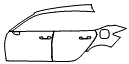 Door and Rear Fender Kit pattern for the 2026 Honda Civic