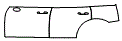 Door and Rear Fender Kit pattern for the 2024 MINI Clubman