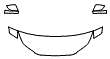 Hood, Fender and Mirror Kit pattern for the 2025 Toyota bZ4X