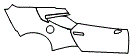 Door and Rear Fender Kit pattern for the 2024 Lamborghini Huracan