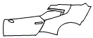 Door and Rear Fender Kit pattern for the 2024 Lamborghini Huracan
