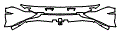Rear Bumper Kit pattern for the 2024 Lamborghini Huracan