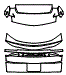Hatch Kit pattern for the 2023 Lamborghini Urus