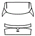 Trunk Lid Kit pattern for the 2026 Volkswagen ID.4