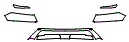 Bumper Kit pattern for the 2023 Nissan Pathfinder