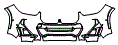 Bumper Kit pattern for the 2027 BMW X1