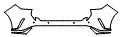 Rear Bumper Kit pattern for the 2026 Lexus RX