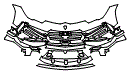 Bumper Kit pattern for the 2023 Lamborghini Urus