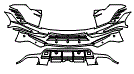 Rear Bumper Kit pattern for the 2023 Lamborghini Urus