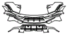 Rear Bumper Kit pattern for the 2023 Lamborghini Urus