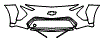 Bumper Kit pattern for the 2023 Chevrolet Bolt EV