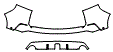 Rear Bumper Kit pattern for the 2024 Ford Edge