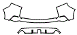 Rear Bumper Kit pattern for the 2024 Ford Edge