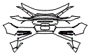Rear Bumper Kit pattern for the 2027 Chevrolet Corvette
