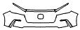 Bumper Kit pattern for the 2023 Honda Pilot