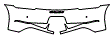Rear Bumper Kit pattern for the 2020 Porsche 718