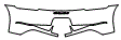 Rear Bumper Kit pattern for the 2020 Porsche 718