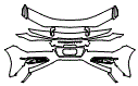 Rear Bumper Kit pattern for the 2027 Chevrolet Corvette