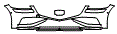 Bumper Kit pattern for the 2023 Genesis G80