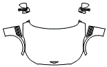 Full Hood, Fender and Mirror Kit pattern for the 2026 Genesis G90