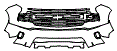 Bumper Kit pattern for the 2026 Chevrolet Silverado HD